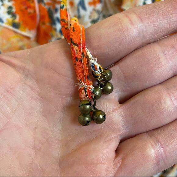 Free People Intimately Free Say It To Me Floral Boho Prairie Bodysuit Size Small - Picture 6 of 11